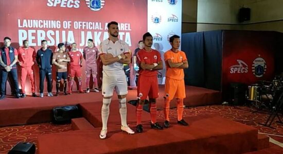 Persija luncurkan jersey dan skuat Persija luncurkan jersey dan skuat